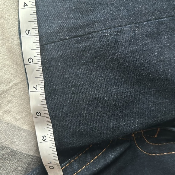 NWOT TRUE RELIGION DARK WASH JOEY SUPER LOW RISE SIZE 28 - Picture 9 of 10